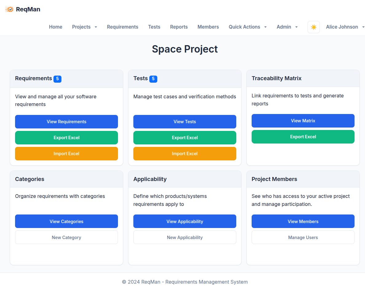MarReq Dashboard